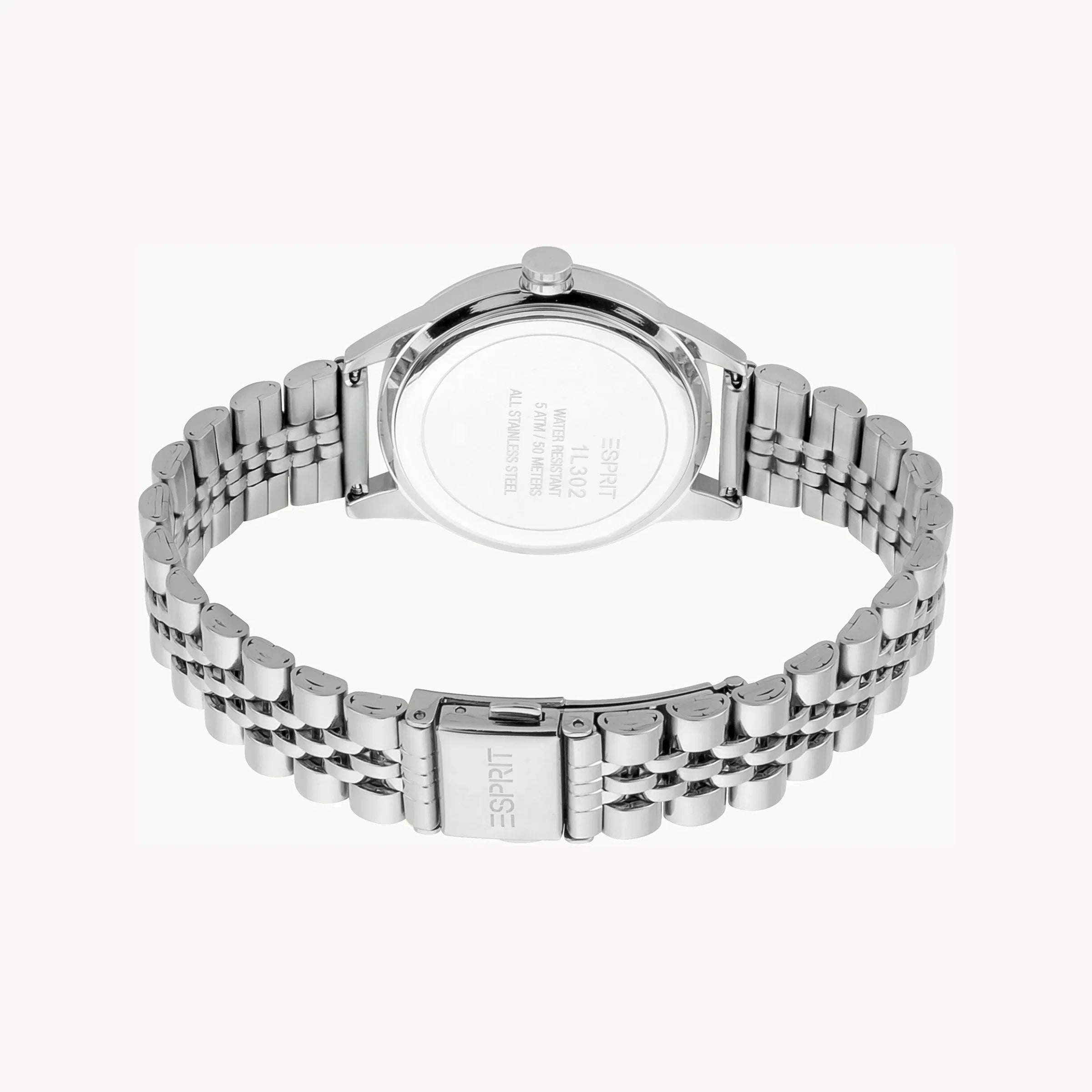 Montre Esprit pour femme en acier inoxydable argenté, cadran argenté | Es1l051m0045