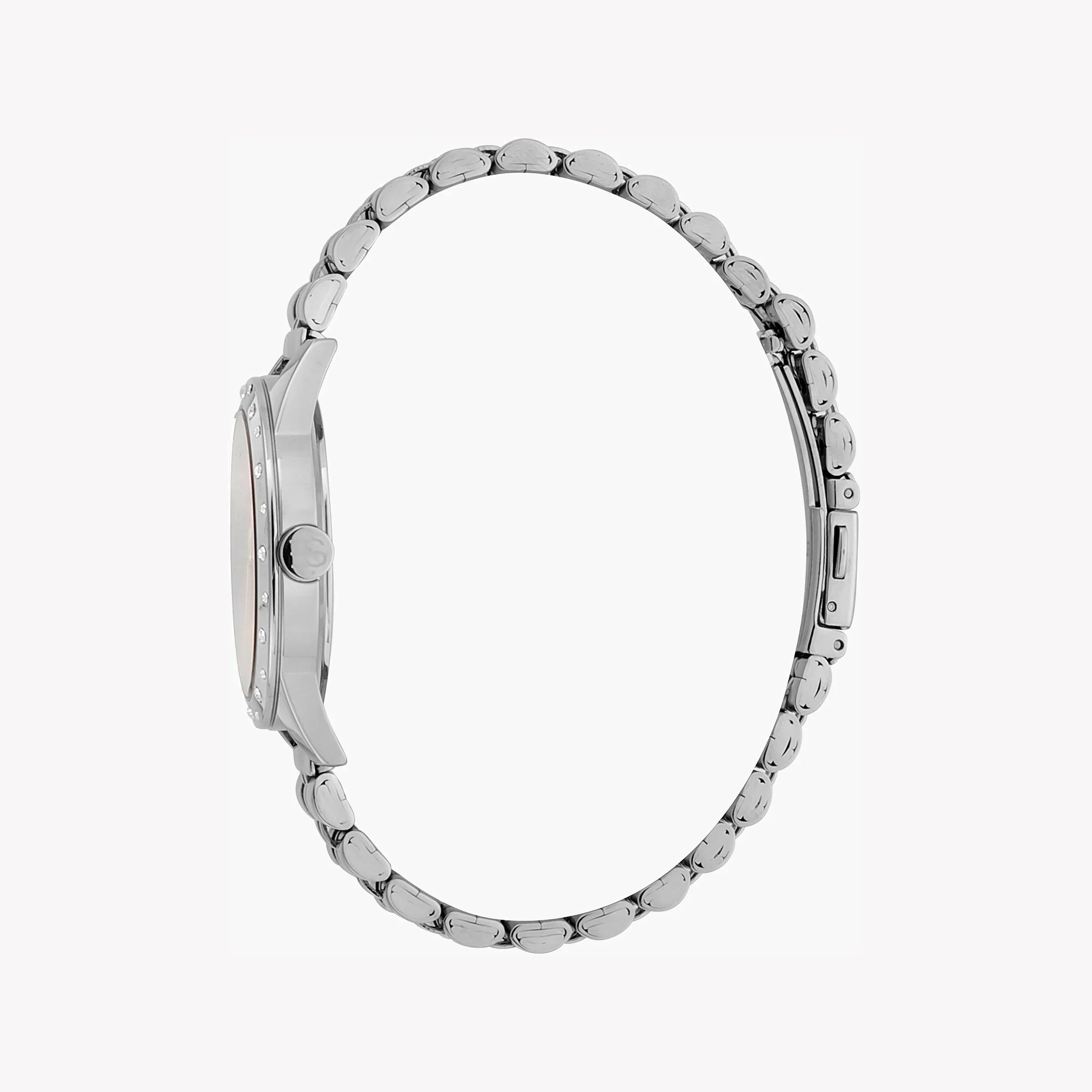 Montre Esprit pour femme en acier inoxydable argenté, cadran argenté | Es1l051m0045