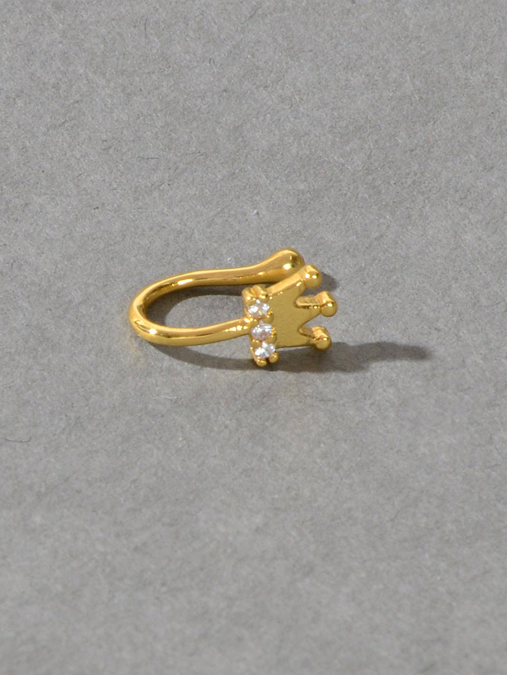 1 anneau de nez à clip non perçant en strass pour fausses lèvres, oreilles et nez