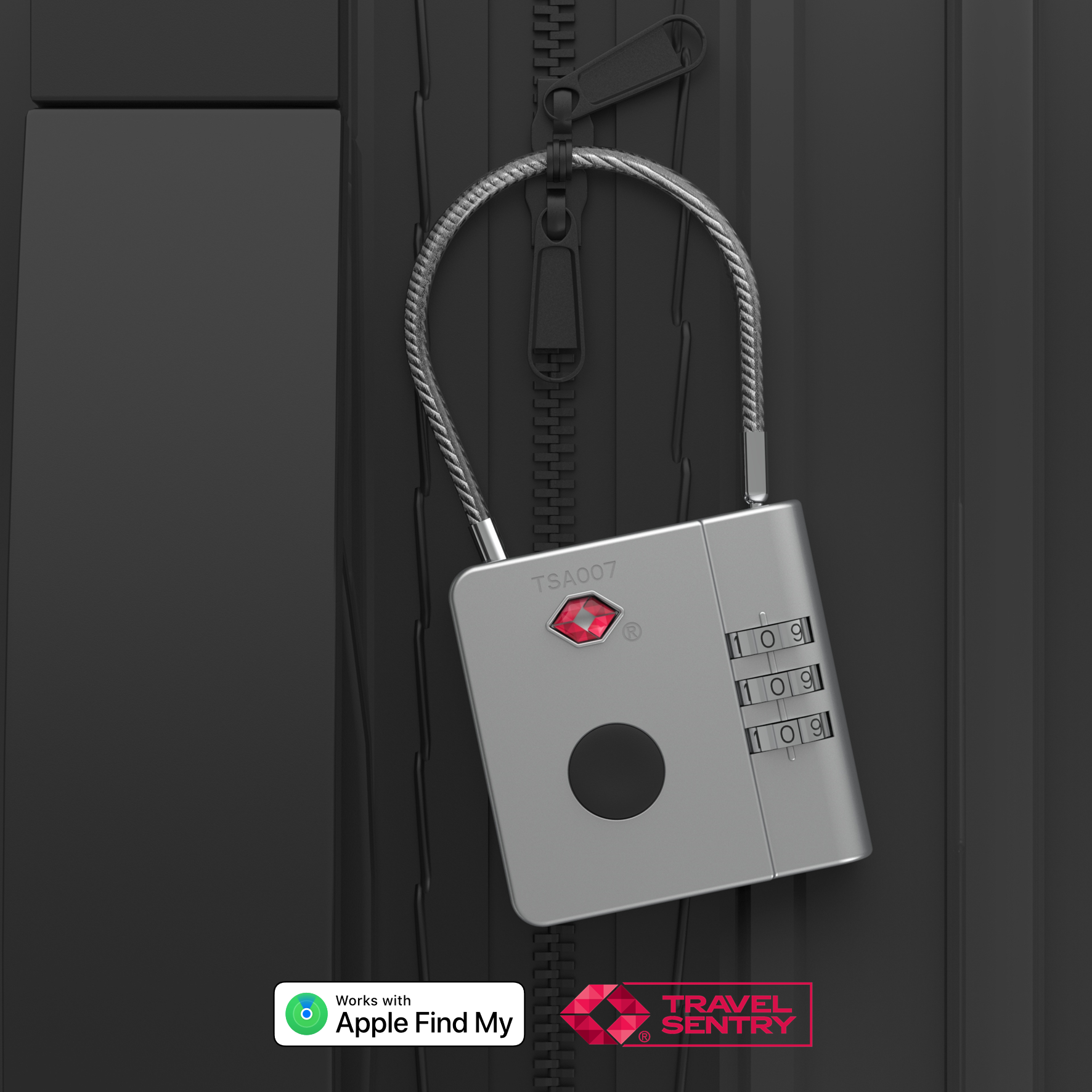 AirLock - Cadenas de voyage intelligent anti-perte TSA