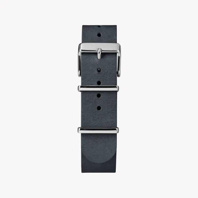 Montre unisexe Timex en cuir gris, cadran blanc | Tw2p91300