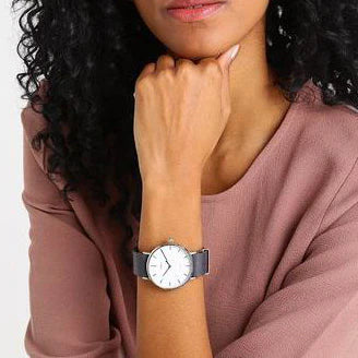 Montre unisexe Timex en cuir gris, cadran blanc | Tw2p91300