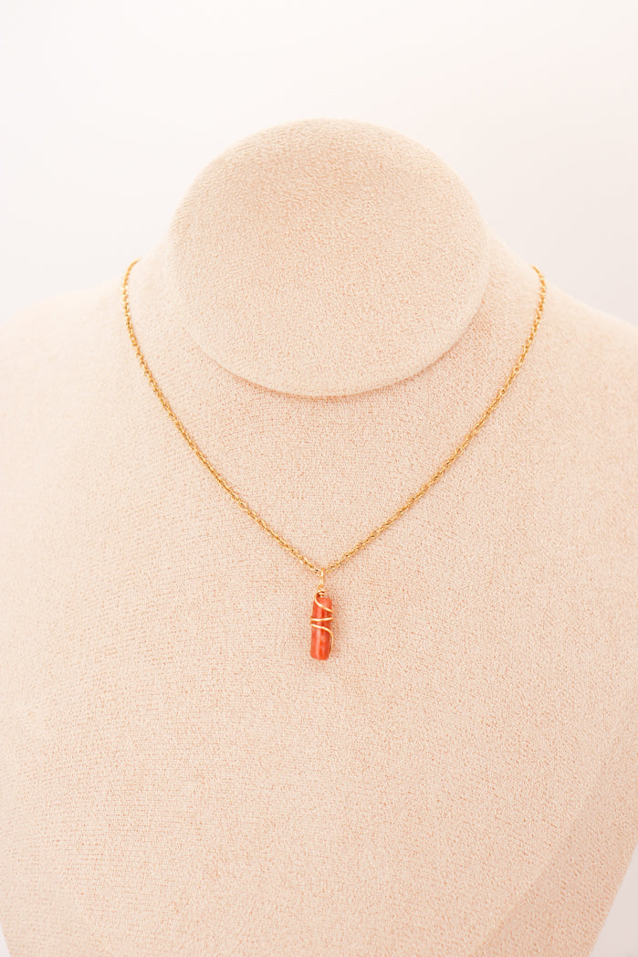 Pendentifs | Mini piliers en Jade "Fleurs de prunier"