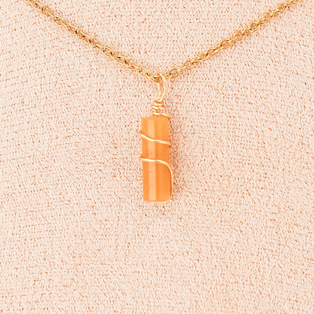Pendentifs | Mini piliers en Jade "Fleurs de prunier"