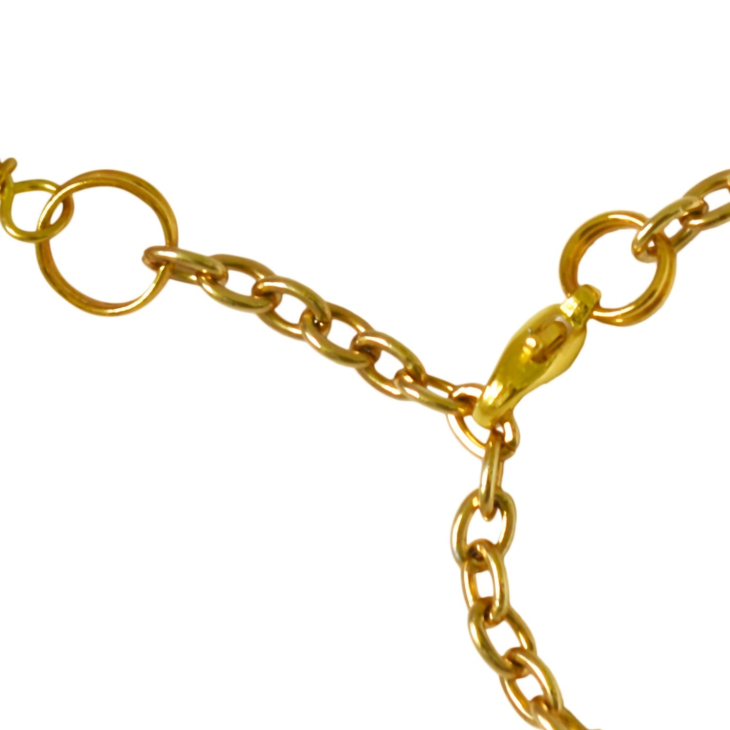 Bracelet de cheville ou bracelet ajustable en perles d'eau douce dorées sur chaîne plaquée or | par Ifemi Jewels