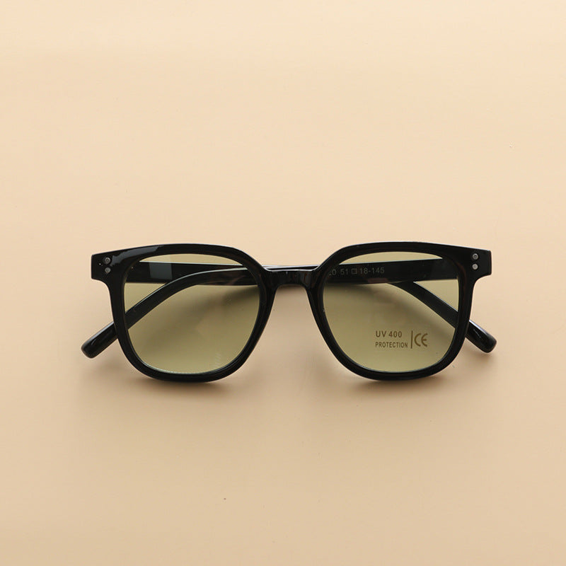 Lunettes de soleil tendance et simples pour enfants, garçons et filles, décoration