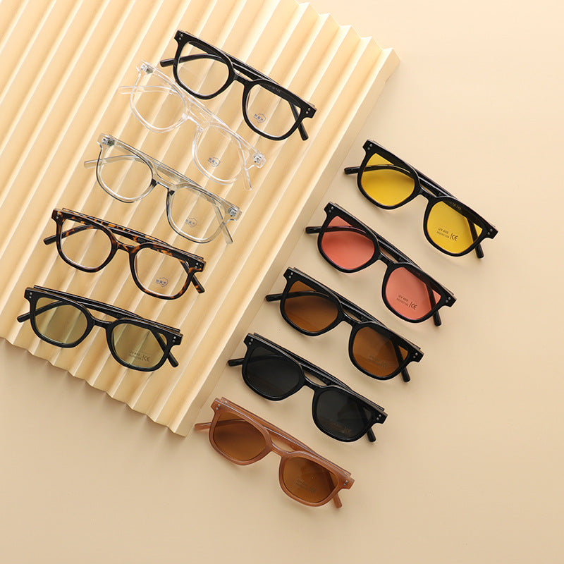 Lunettes de soleil tendance et simples pour enfants, garçons et filles, décoration