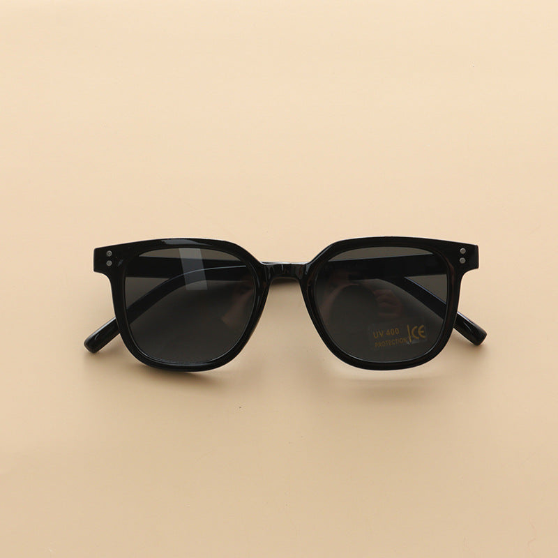 Lunettes de soleil tendance et simples pour enfants, garçons et filles, décoration